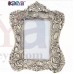 OkaeYa Aluminium Photo Frame (24 cm x 18 cm x 4 cm, Silver)